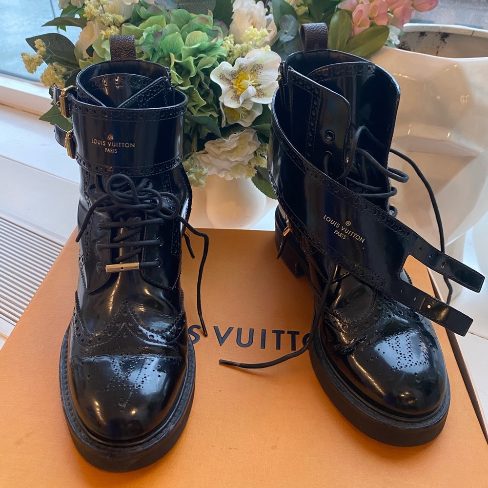 Louis Vuitton Midtown boots.